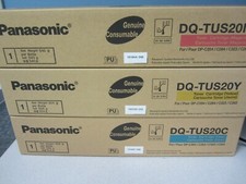 3-New Genuine Panasonic Toner 1-DQ-TUS20M 1-DQ-TUS20Y 1-TUS20C  picture
