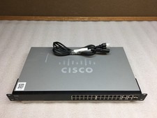 Cisco SF300-24P 24Port 10/100 SRW224G4P-K9 V02 Small Business PoE Managed Switch picture