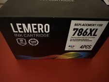 4pcs Lemero 786XL Reman. Ink Cartridges Fit/For Epson Workforce, OTHER picture