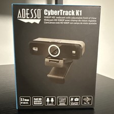 Adesso CyberTrack K1 webcam 2.1 MP 1920 x 1080 pixels USB 2.0 Black picture