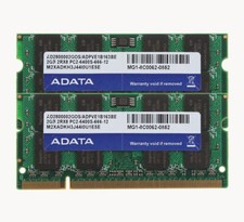ADATA 4GB 2X 2GB PC2-6400S PC6400 DDR2 800 Mhz 2RX8 SODIMM Laptop Memory RAM @N picture