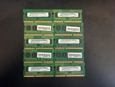 SET OF 10 4GB MT8KTF51264HZ-1G6E1 PC3L-12800S Laptop memory picture