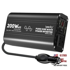Pure Sine Wave Car Inverter 200 Watt 12V DC to 200W Pure Sine Wave Inverter picture