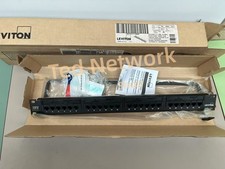Leviton 69586-U24 CAT6 eXtreme 6+ Universal Patch Panel 24-Port 1RU T568B - A picture