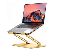 LOXP Adjustable Laptop Stand for Desk, Portable Airflow Laptop Riser Holder | Me picture