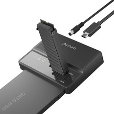 M.2 NVME SATA SSD Enclosure External-- 2 in 1 Tool-Portable 10Gbps USB 3.2 SS... picture