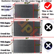 CU622 4 Row Radiator For 1988-1999 Chevy GMC C/K 1500 2500 3500 Pickup 5.0L 5.7L picture