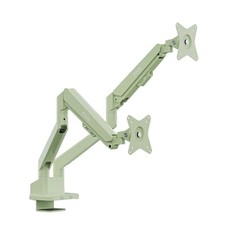  PS1D Wave Monitor Arm Stand Desk Mount - Fits up to 32 inches Dual Mint Green picture