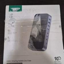 UGREEN USB-C Sharing Switch 2 In 7 Out 10Gbps High-Speed CM836 Gray picture