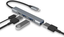 Lightning to USB Hub [Apple MFi Certified] 4-in-1 OTG Hub With 3 USB 3.0 Ports picture
