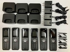 Lot of 6 Yealink W59R Cordless Ruggedized DECT IP Phones, 1.8-Inch Color Display picture