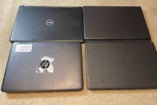 Lot of 4 Laptops, 3x Dell, 1x HP - As Is For Parts picture