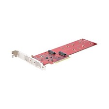 StarTech.com Dual M.2 PCIe SSD Adapter Card, PCIe x8 / x16 to Dual NVMe or AH... picture