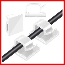 120PCS 3/4 inch Adhesive Outdoor Cable Clips - Strong Viscosity for Durable Use picture