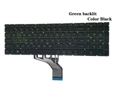 New HP 15-dk0056wm 15-DK1056WM 15-dk0068wm 15-dk0055wm Backlit Keyboard Black US picture