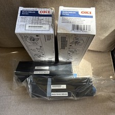 2 Genuine Oki 43979215 Black Toner Cartridge B420 MB480 Series picture