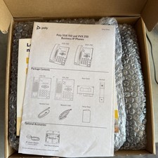 LOT OF 2 Polycom VVX 250 Desktop Phone  picture