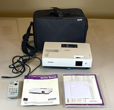 Epson PowerLite 1710 3LCD XGA 2700 ANSI 4:3 Projector w/ Case Remote picture