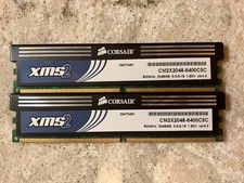 Gently Used Corsair XMS2 CM2X2048-6400 C5C 4GB Desktop Ram Kit picture