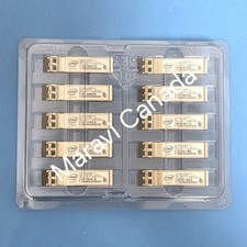 Lot 10: Intel 10GB 850nm SFP+ Transceiver FTLX8574D3BCV-IT E65689-005 Dell XYD50 picture