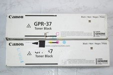 2 New OEM Canon iR 8085,8095,8105,8205,8285 Black Toners GPR-37 / 3764B003[AA] picture