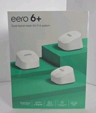 EERO 6+ AX3000 Wi-Fi 6 Dual-Band Gigabit Mesh System White 3 Piece picture