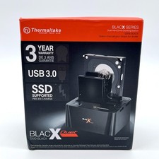 Thermaltake BlacX Duet Dual Bay Hard Drive Docking Station - Black picture