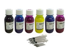 6x100ml ND® Pigmented Sublimation Inks for Brother & Epson 79 1400 1430 printer picture