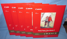 100 Sheets of Canon Inkjet Photo Paper Plus Glossy II ~ 8.5