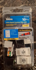 Ideal 89-761WH CAT6 Keystone Modular Jack White 10/Clam #420 K2 *12 picture