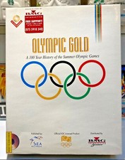 Olympic Gold A 100 Year History of the Summer Games CD-Rom Vintage PC Game 1995 picture