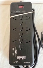 Tripp Lite TLP128TTUSB Surge Protector 12 Outlets 2 USB 4320J 8ft Cable picture