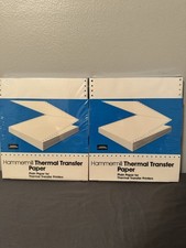 Lot of 2 Vintage Hammermill Thermal Transfer Paper Apple Scribe Okimate 10 20 picture