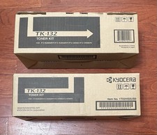 2pcs New Genuine Kyocera TK-132 Black Toner Kit FS-1028MFP, FS-1128MFP, FS-1300D picture