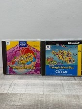 Microsoft The Magic School Bus Explores Human Body & Ocean MacOS Cd-rom Lot picture