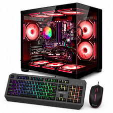 Pre-Built Gaming Desktop PC RTX 5060 Ryzen 7 5800X 32GB RAM 1TB SSD Win11 Wifi6 picture
