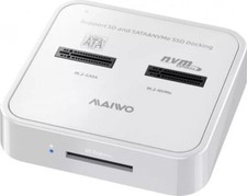 NEW Maiwo K3016SD Dual Bay M.2 NVMe SATA (B+M Key) SSD Docking Station SD Card picture