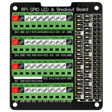 RPi GPIO Status LED and Terminal Block Burst Caps for Raspberry Pi A+ 3A+ B+ 2B picture