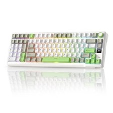 GREEN - RK ROYAL KLUDGE L98 WIRELESS MECHANICAL KEYBOARD (LINEAR CREAM SWITCH) picture