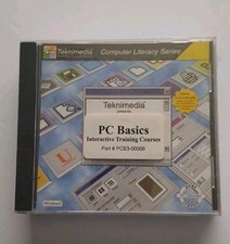 TEKNIMEDIA Computer Basics 3-CD-Rom set Literacy Series PC100 PC101 PC110 skills picture