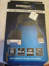 New Sabrent CB-FTGI 6-FT USB 2.0 To Serial Cable Adapter picture