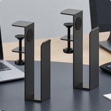 Desk-Side Laptop and Document Holder Adjustable Clamp-Mounted Laptop Holder with picture