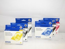 Kit of 6 Genuine Epson T054XXX Ink Cartridges for R800/R1800 Printers picture