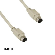 KNTK 6ft Mini DIN 8 Cable Male to Male Serial for Mac to Imagewriter II Printer picture