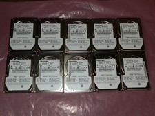 Ten (x10) Toshiba MK1652GSX 160GB SATA 2.5