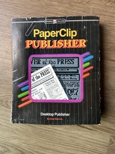 Vintage  Paperclip Publisher Commodore 64/128 By Gold Disk picture