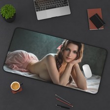 Aerith Mouse Pad, FF7 Gaming Desk Mat, Desk Decor picture