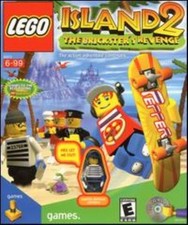Lego Island 2: The Brickster's Revenge PC CD build virtual blocks computer game picture