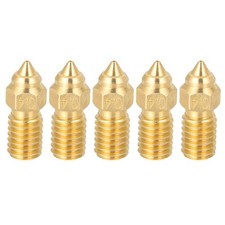 5 Pcs 0.4mm Brass Nozzles,  M6 Thread 3D Printer Nozzle Accessories picture