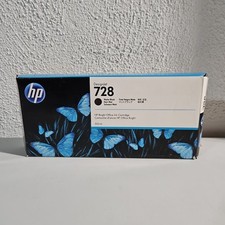 HP DesignJet 728 Matte Black Ink Cartridge – 300ml (F9J68A) Exp 09/2023 picture